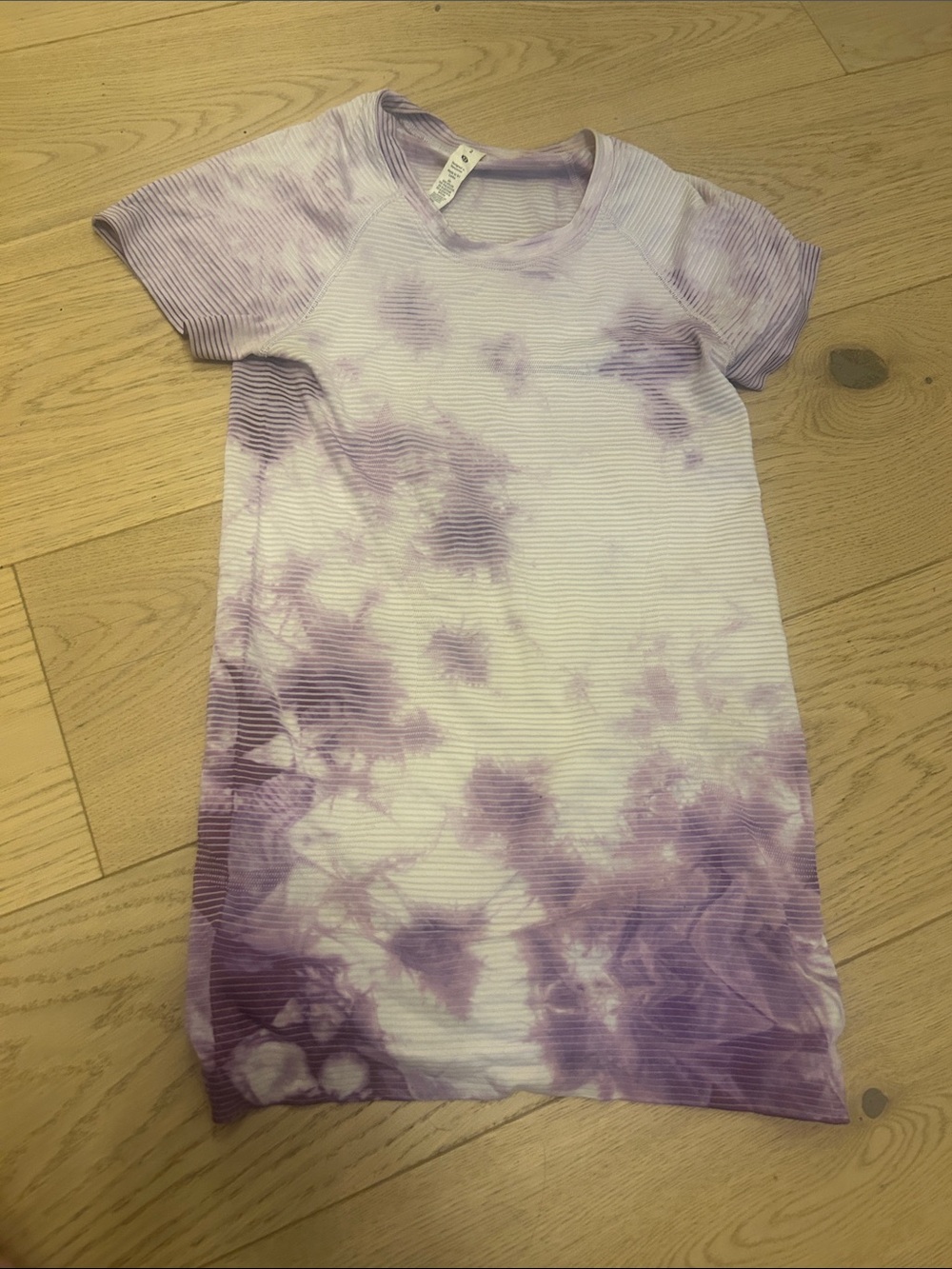 lululemon athletica Lavender Tie-Dye Short Sleeve Tee